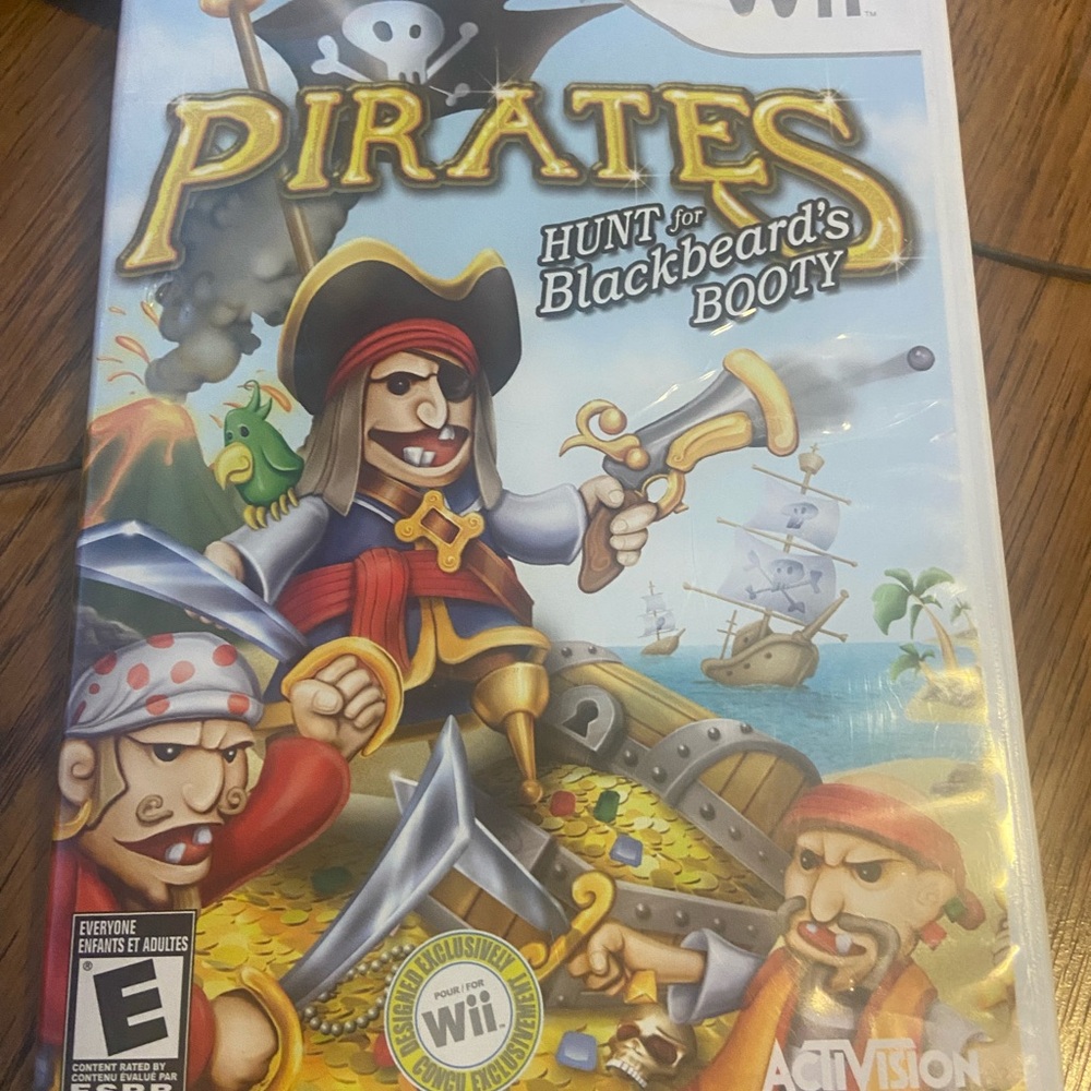 Pirates: Hunt for Blackbeard's Booty Wii Game